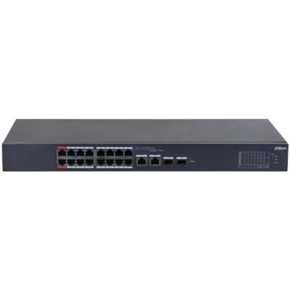 DAHUA 16port CS4218-16ET-240 10/100 2-SFP 240w Cloud PoE Switch