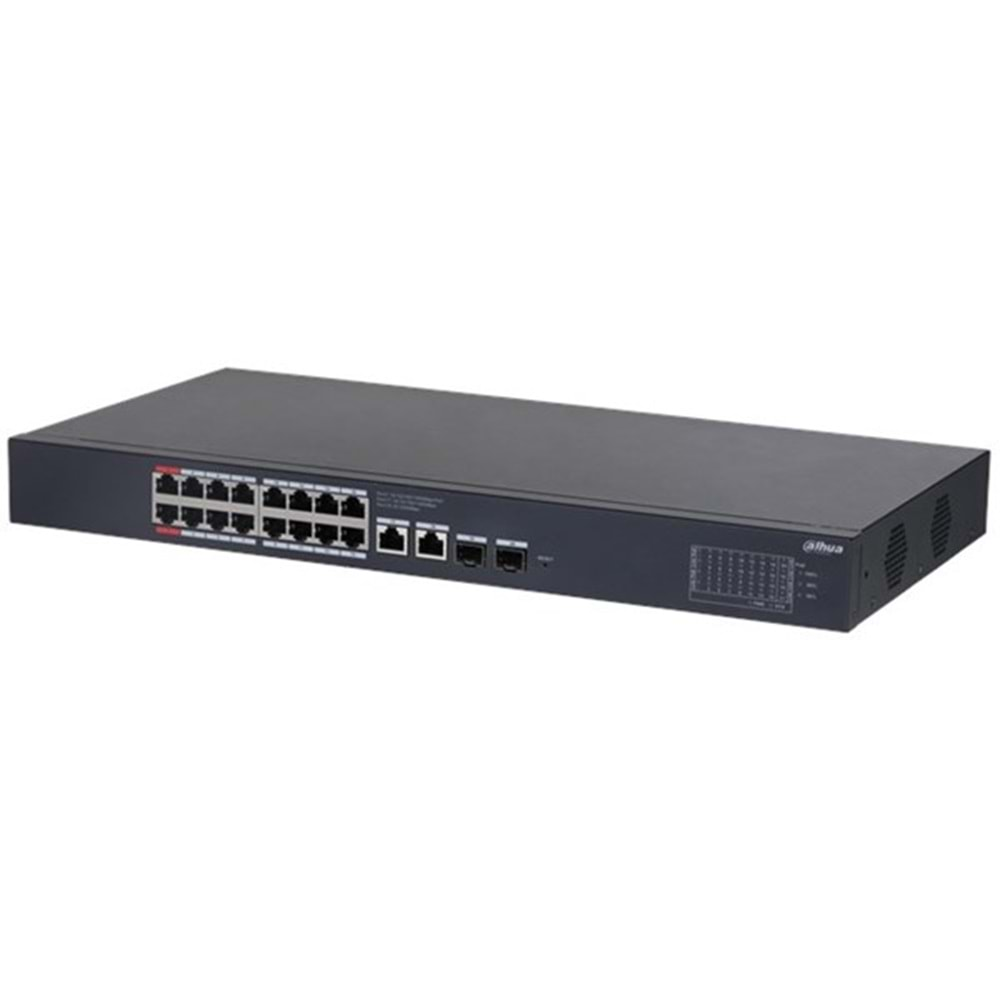 DAHUA 16port CS4220-16GT-240 GIGABIT 2-SFP 240W CLOUD POE SWITCH