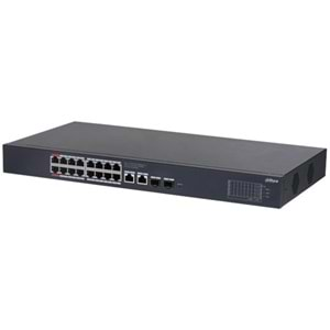 DAHUA 16port CS4220-16GT-240 GIGABIT 2-SFP 240W CLOUD POE SWITCH