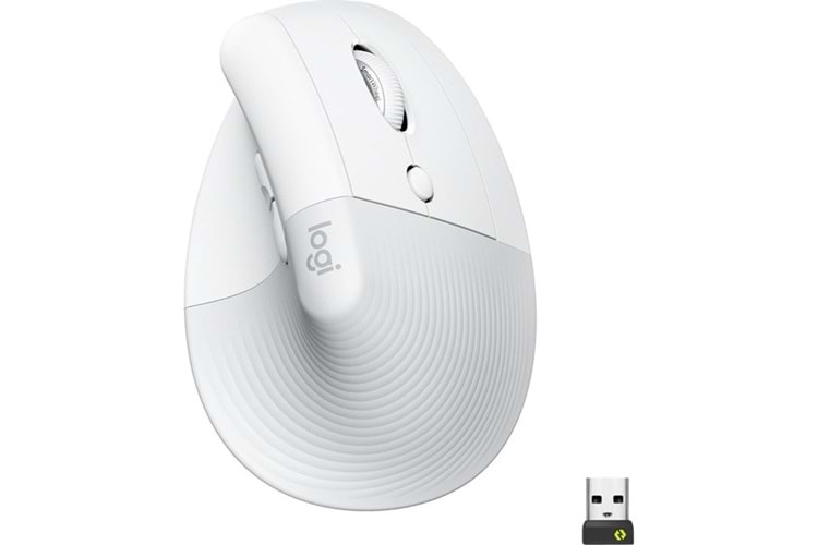 LOGITECH LIFT Kablosuz Dikey Mouse Beyaz 910-006475