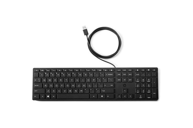 HP 320K 9SR37AA Kablolu Türkçe USB Klavye Siyah 