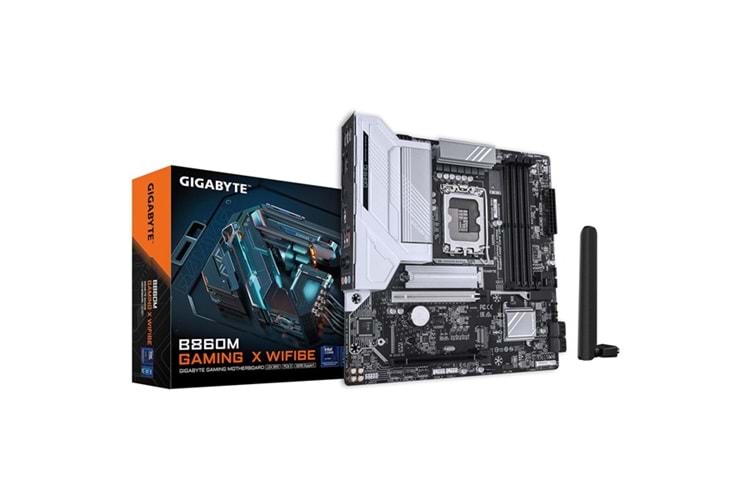 GIGABYTE B860M GAMING X WIFI6E DDR5 HDMI-DP TYPE-C PCIE 5.0 1851P mATX