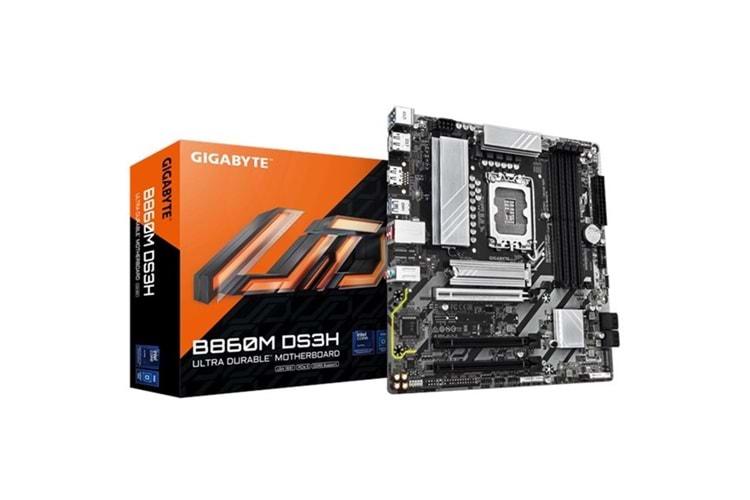 GIGABYTE B860M DS3H DDR5 HDMI-DP PCIE 5.0 1851P mATX