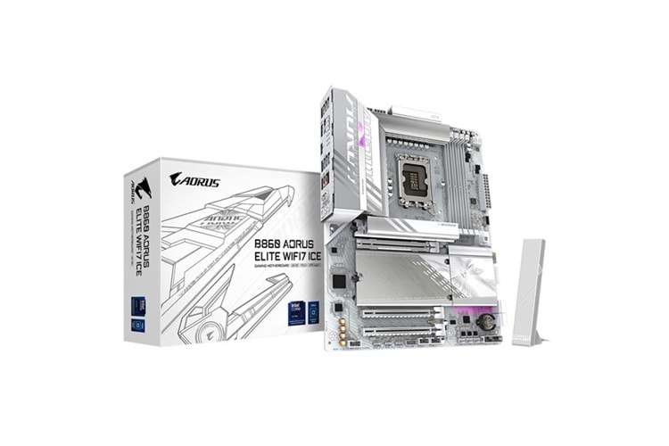 GIGABYTE B860 AORUS ELITE WIFI7 ICE DDR5 HDMI-DP TYPEC PCIE 5.0 1851P ATX
