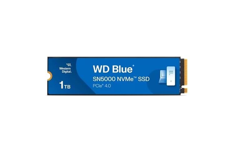 WD 1TB BLUE SN5000 WDS100T4B0E 5150-4900MB/s M2 NVME GEN4 DİSK