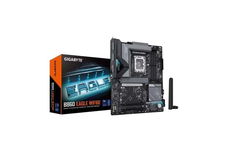 GIGABYTE B860 EAGLE WIFI6E DDR5 HDMI-DP TYPE-C PCIE 5.0 1851P ATX