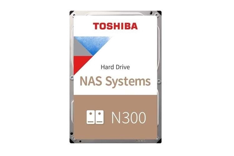TOSHIBA 20TB N300 HDWG62AUZSVA 512MB 7200RPM SATA-3 NAS DİSKİ