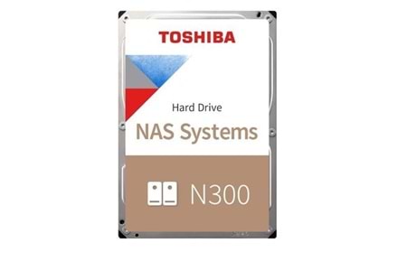 TOSHIBA 22TB N300 HDWG62CUZSVA 512MB 7200RPM SATA-3 NAS DİSKİ