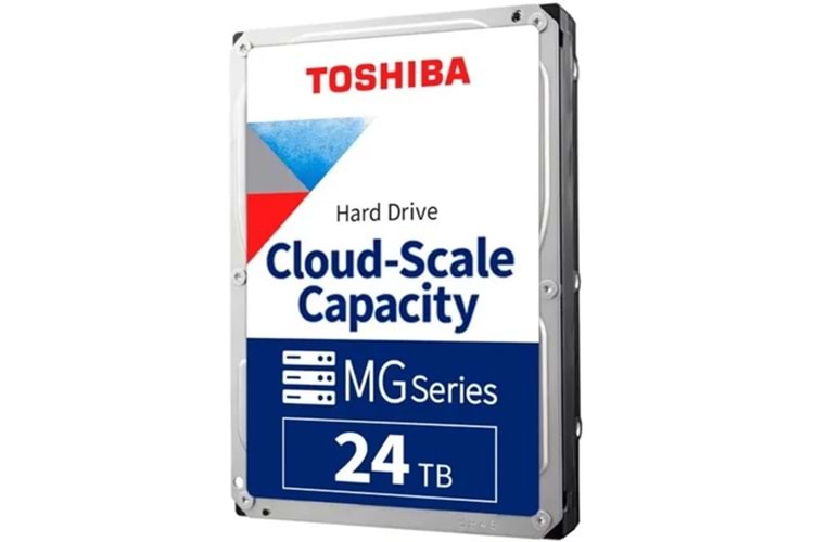 TOSHIBA 24TB MG11 MG11ACA24TE 512MB 7200RPM ENTERPRISE SATA-3 NAS VE GÜVENLİK DİSKİ
