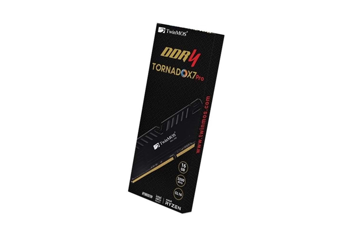 TWINMOS 16GB DDR4 3200MHZ PC RAM TORNADO X7 PRO TMD416GB3200D16BKX7P	