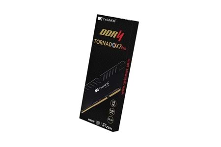 TWINMOS 16GB DDR4 3200MHZ PC RAM TORNADO X7 PRO TMD416GB3200D16BKX7P	
