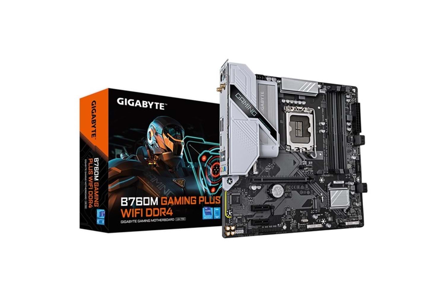 GIGABYTE B760M GAMING PLUS WIFI6 DDR4 HDMI-DP PCIE 4.0 1700P mATX