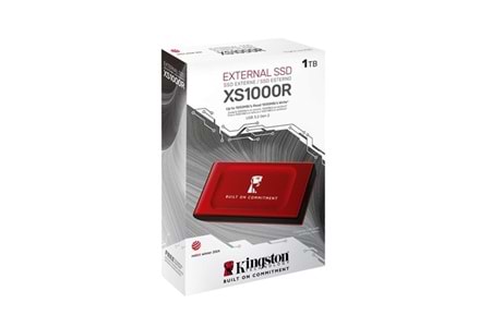KINGSTON 1TB SXS1000R/1000GA BOC USB 3.2 SSD HARİCİ DİSK KIRMIZI