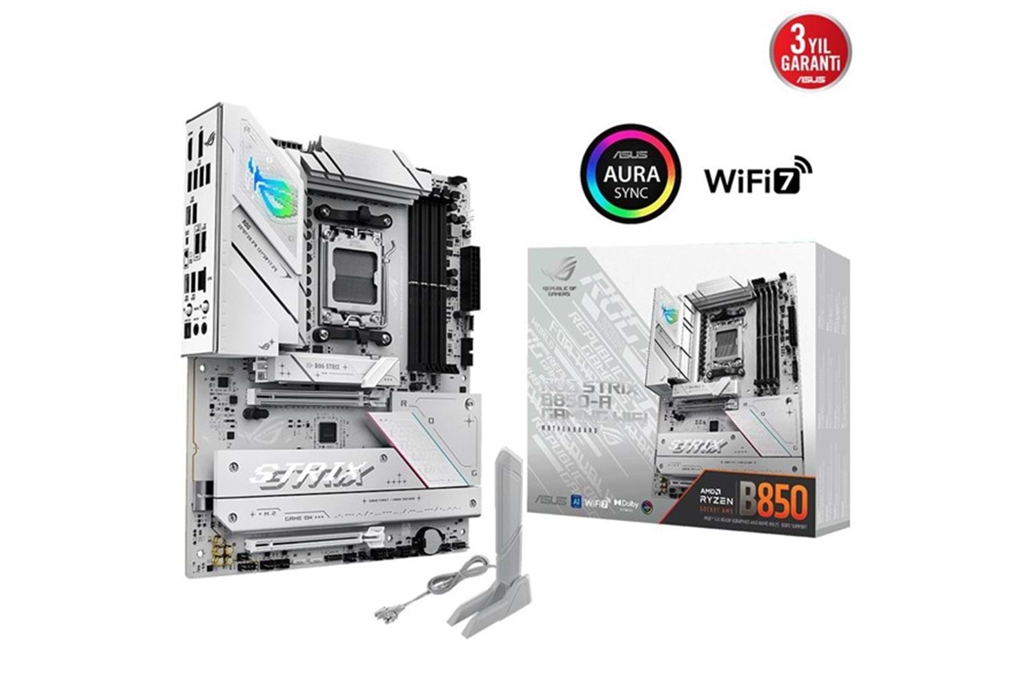 ASUS ROG STRIX B850-A GAMING WIFI7 DDR5 HDMI-DP PCIE 5.0 AM5 ATX