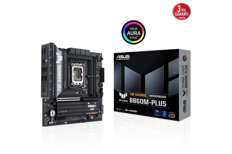 ASUS TUF GAMING B860M-PLUS DDR5 HDMI-DP PCIE 5.0 1851p mATX