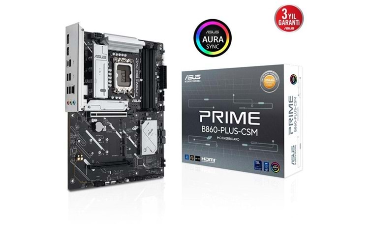 ASUS PRIME B860-PLUS CSM DDR5 HDMI-DP PCIE 5.0 1851p ATX KURUMSAL ANAKART