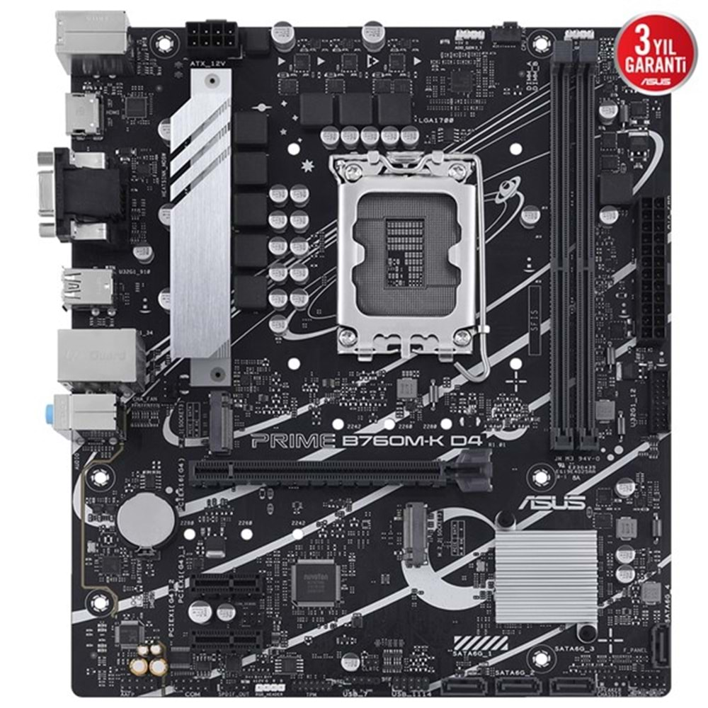 ASUS PRIME B760M-K D4 DDR4 HDMI PCIE 4.0 1700p mATX