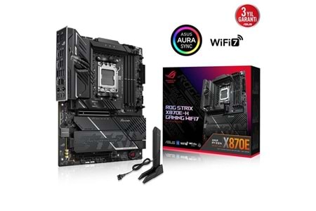 ASUS ROG STRIX X870E-H GAMING WIFI7 DDR5 HDMI-DP TYPCE PCIE 5.0 AM5