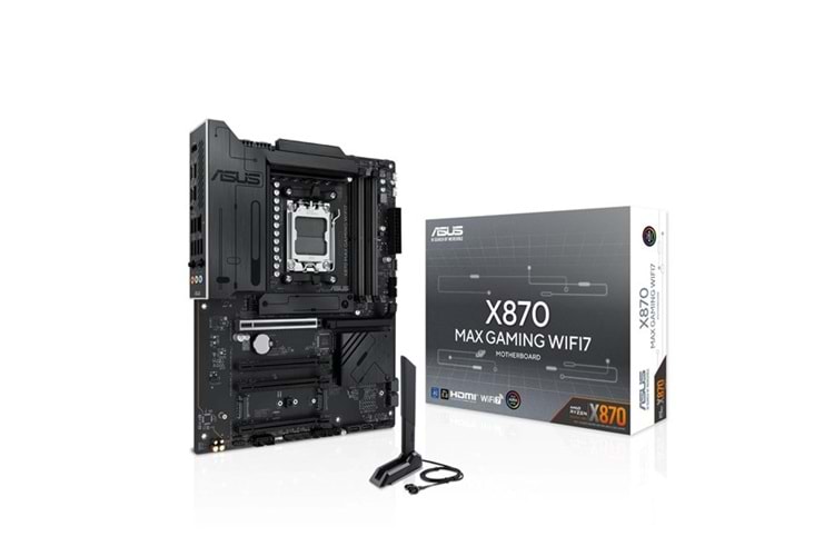 ASUS X870 MAX GAMING WIFI7 DDR5 HDMI-DP TYPEC PCIE 5.0 AM5 ATX