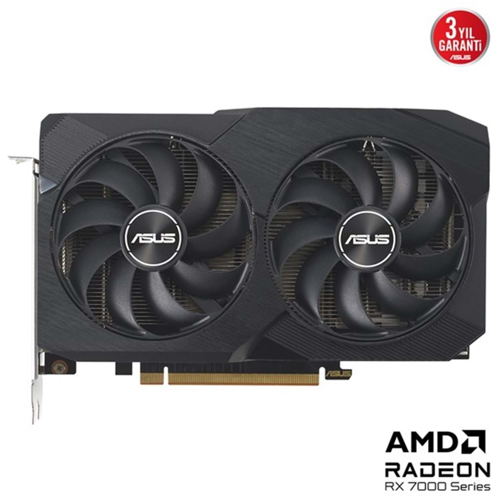 ASUS 8GB DUAL RX7600-O8G-V2 GDDR6 128bit PCIE 4.0