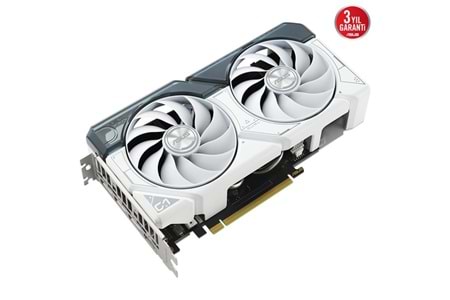ASUS RTX4060 8GB DUAL RTX4060-O8G-WHITE GDDR6 128bit HDMI DP PCIe 16X v4.0