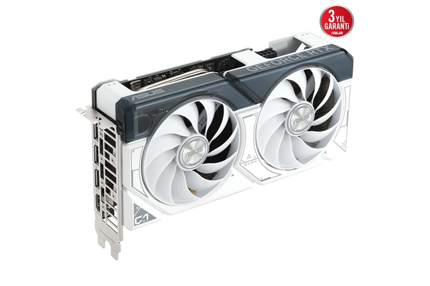 ASUS RTX4060 8GB DUAL RTX4060-O8G-WHITE GDDR6 128bit HDMI DP PCIe 16X v4.0