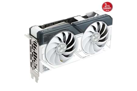 ASUS RTX4060 8GB DUAL RTX4060-O8G-WHITE GDDR6 128bit HDMI DP PCIe 16X v4.0