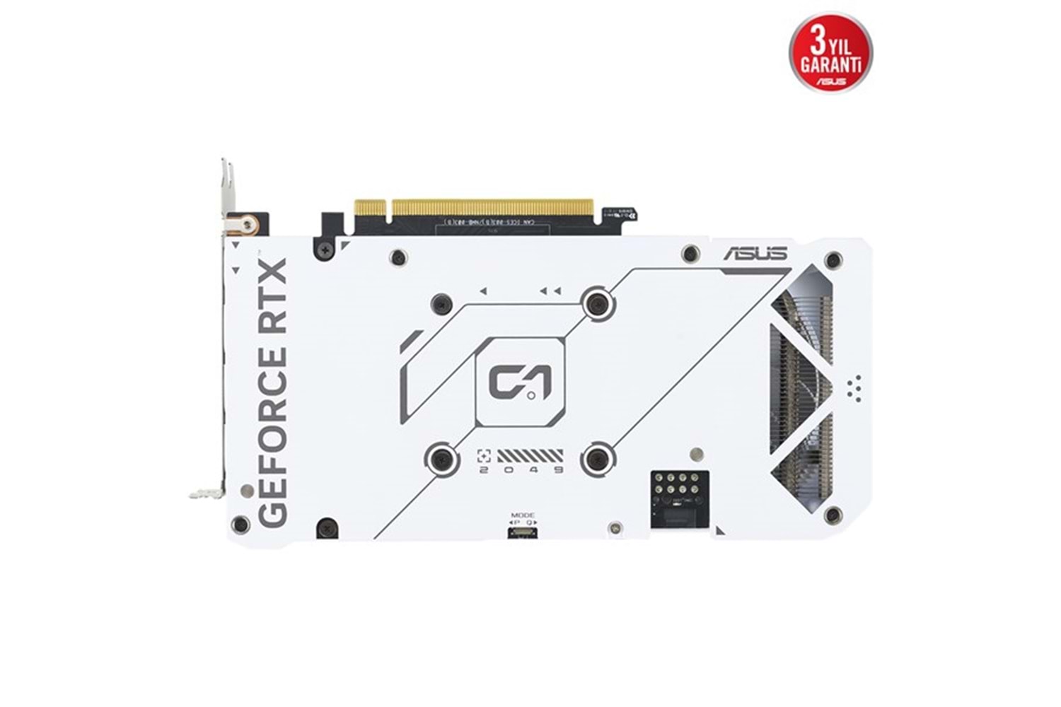 ASUS RTX4060 8GB DUAL RTX4060-O8G-WHITE GDDR6 128bit HDMI DP PCIe 16X v4.0