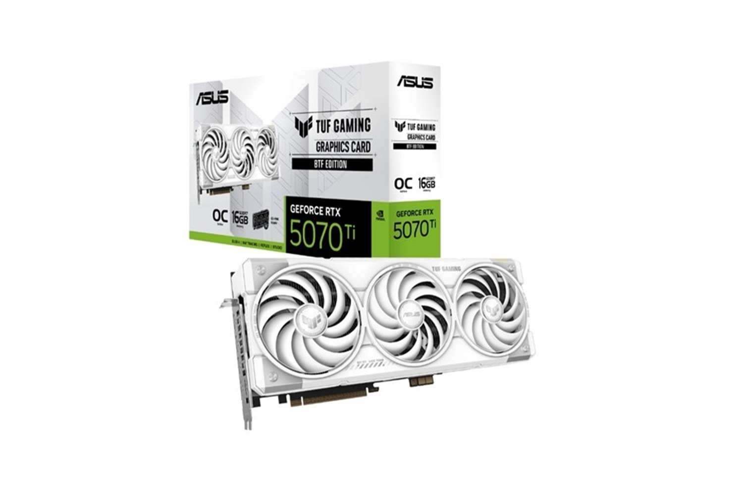 ASUS TUF 16GB RTX 5070 Tİ WHITE OC EDITION