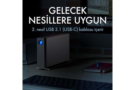 LACIE 24TB D2 PROFESSIONAL STHA24000800 THUNDERBOLT 4 HARİCİ DİSK