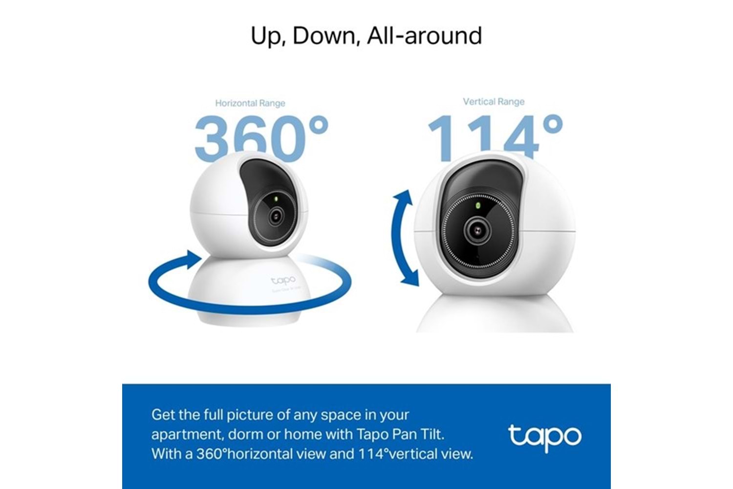 TP-LINK 5MP Tapo C230 Pan/Tilt AI Ev Güvenlik Wi-Fi Kamera