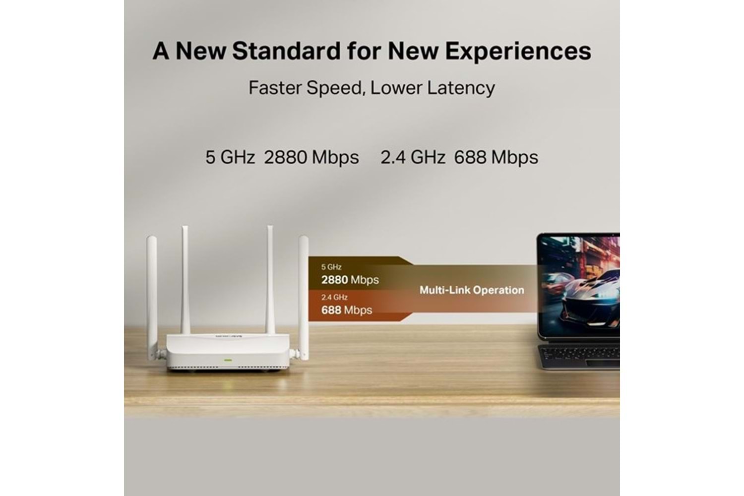 MERCUSYS MR25WBE WIFI7 BE3600 DUAL BAND ROUTER