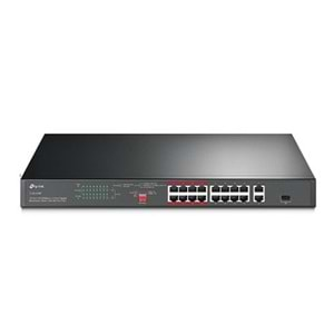 TP-LINK 16-PORT 150W FULL POE TL-SL1218P 10/100 2X-GIGABIT 1X-SFP YÖNETİLEMEZ SWITCH