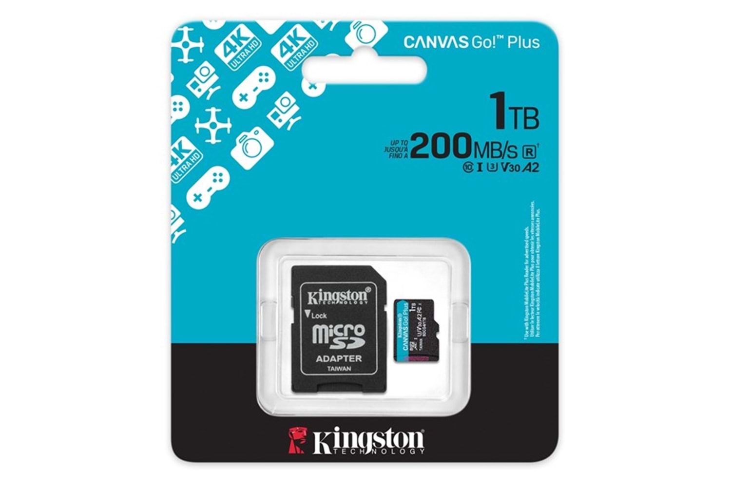 KINGSTON 1TB CANVASGO+ SDCG4/1TB MICRO-SD HAFIZA KARTI