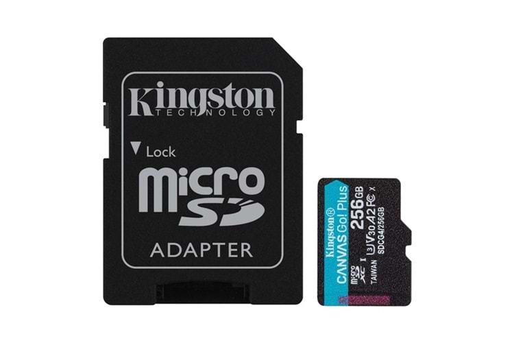 KINGSTON 256GB CANVASGO+ SDCG4/256GB MICRO-SD HAFIZA KARTI