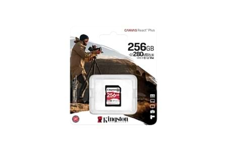 KINGSTON 256GB React+ SDR2V6/256GB SDXC HAFIZA KARTI