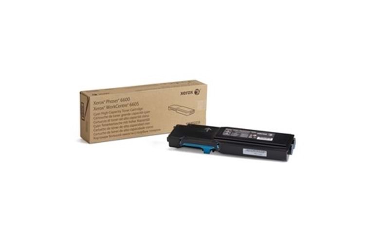 XEROX 106R02233 Phaser 6600/Wc 6605 Yuksek Kap. Cyan Toner Kartusu 6000 Sayfa