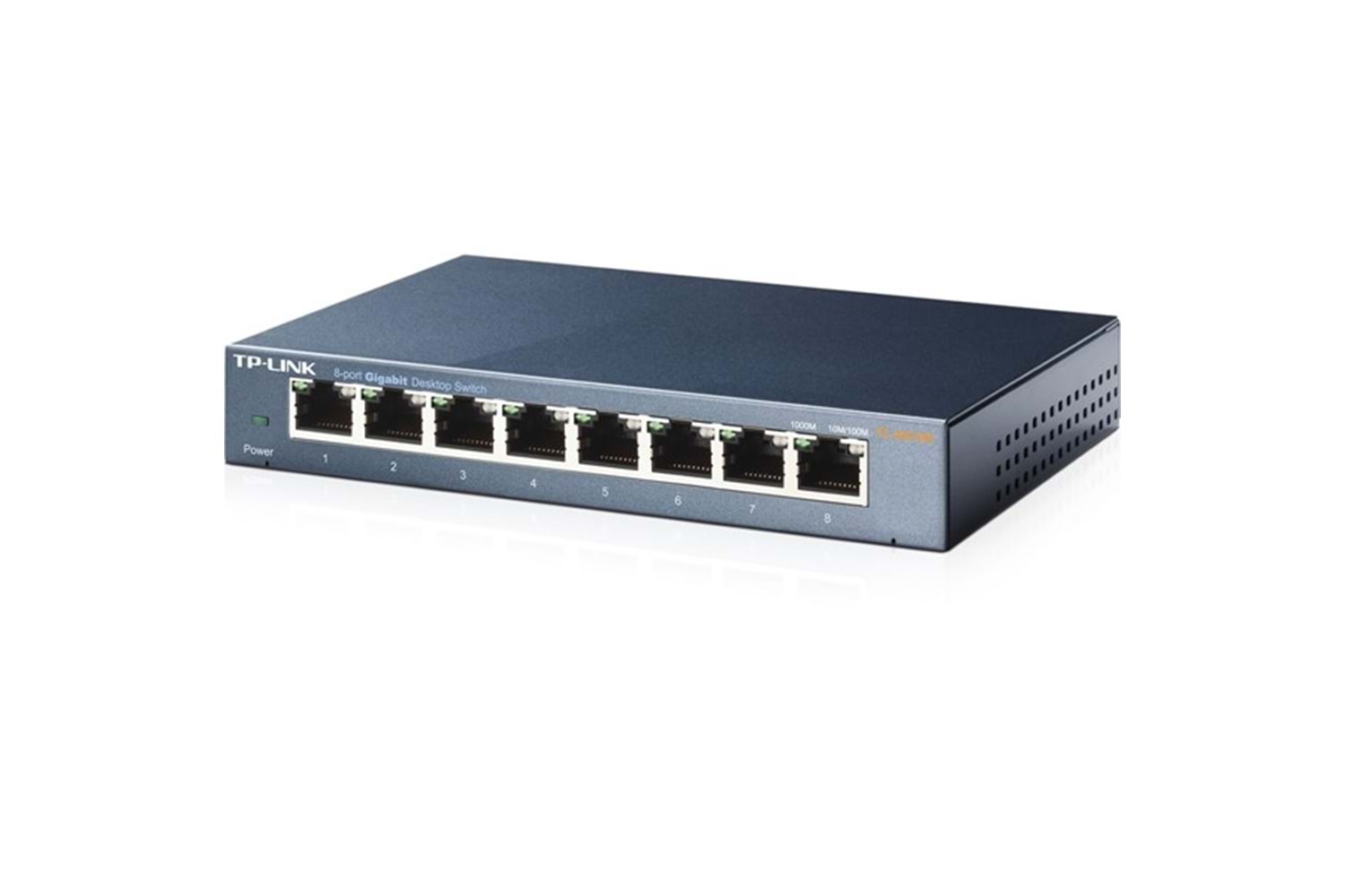TP-LINK 8-PORT TL-SG108 GIGABIT YÖNETİLEMEZ SWITCH METAL KASA