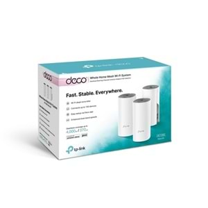 TP-LINK DECO E4-3 AC1200 Tüm Ev Mesh WiFi Router 3-lü paket