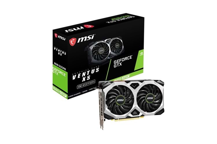 Msı Vga Geforce Gtx 1660 Super Ventus Xs Oc Gtx1660s 6Gb Gddr6 192B Dx12 Pcıe 3.0 X16 (1Xhdmı 3Xdp)