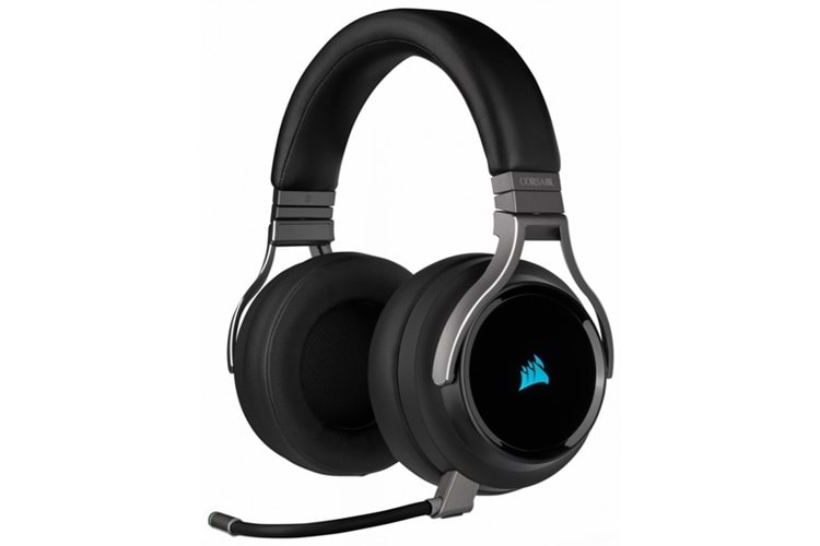 Corsaır Ca-9011185-Eu Vırtuoso Rgb 7.1 Kablosuz Oyuncu Kulaklıgı Sıyah (Pc Ps4 Xbox One Nıntendo Swıtch Uyumlu)