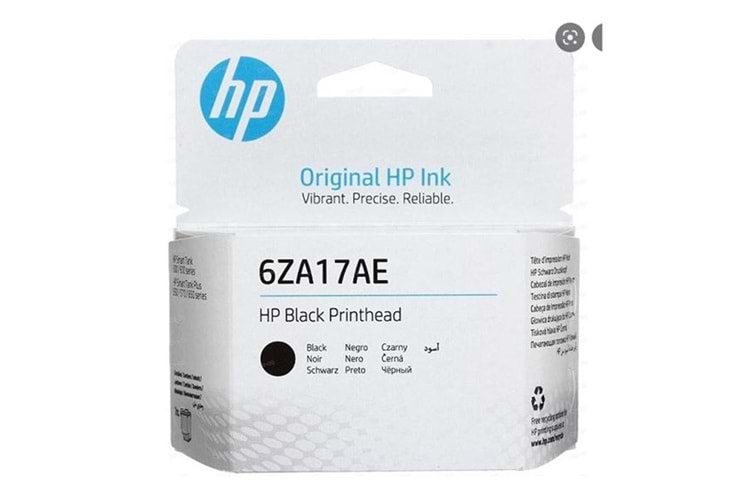 HP 6ZA17AE Sıyah Baskı Kafası