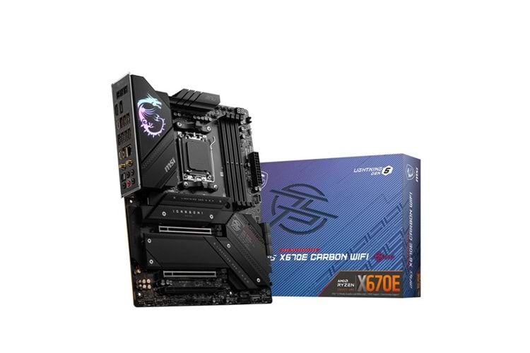 MSI MPG X670E CARBON WIFI-6E DDR5 HDMI-DP PCIE 4.0 AM5 ATX
