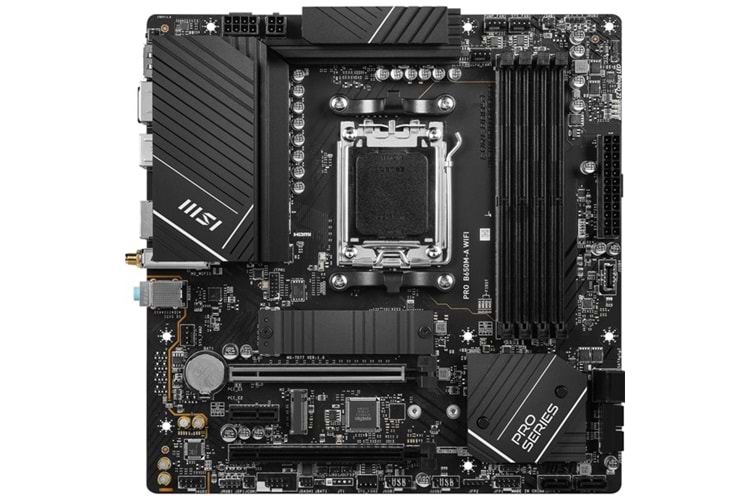 MSI PRO B650M-A WIFI-6E DDR5 HDMI-DP PCIE 4.0 AM5 mATX