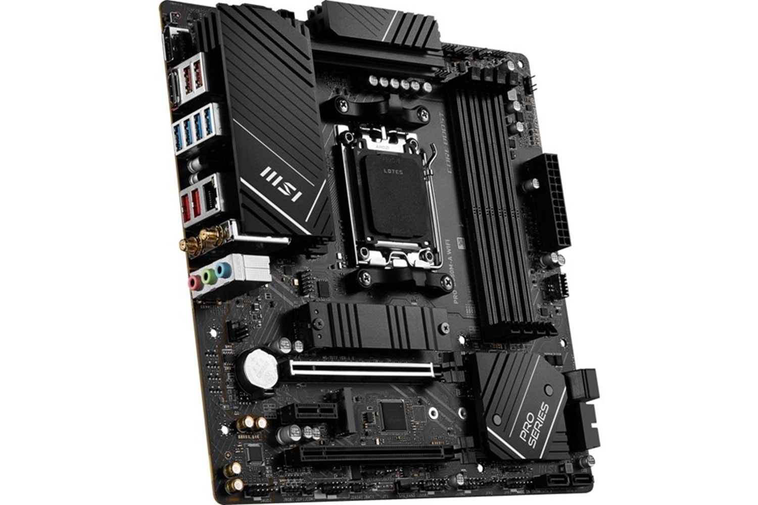 MSI PRO B650M-A WIFI-6E DDR5 HDMI-DP PCIE 4.0 AM5 mATX