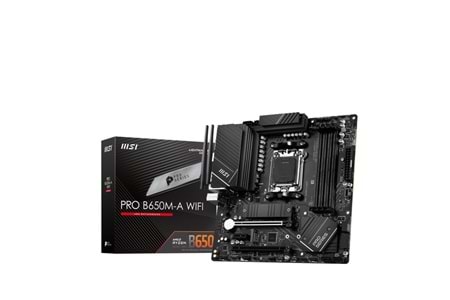 MSI PRO B650M-A WIFI-6E DDR5 HDMI-DP PCIE 4.0 AM5 mATX