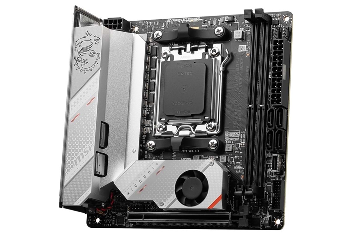 MSI MPG B650I EDGE WIFI-6E DDR5 HDMI-DP PCIE 4.0 AM5 mITX