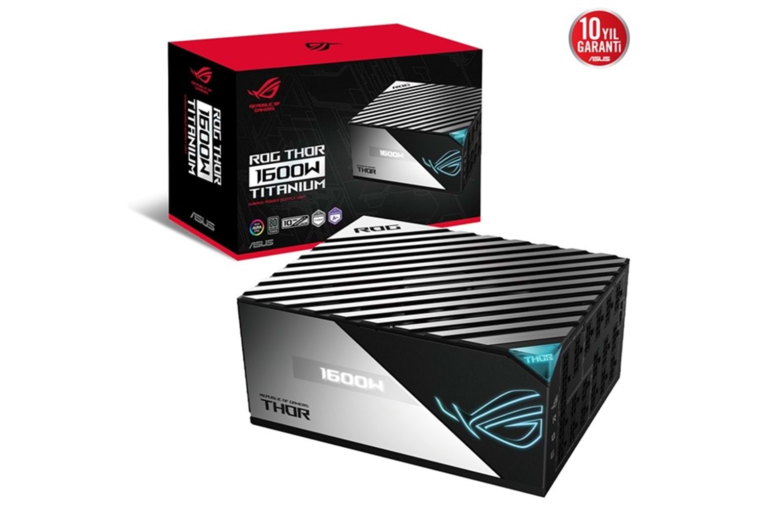 ASUS 1600W 80+ TITANIUM ROG THOR 1600T PCIE 5.0 TAM MODÜLER POWER SUPPLY