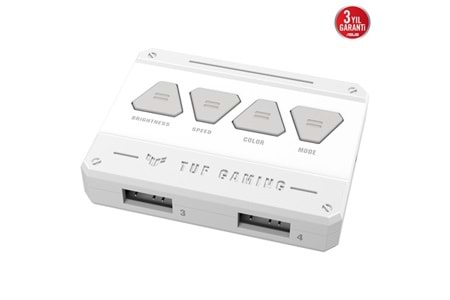 Asus Tuf Tf120 Soğutucu Kasa Radyatör Fanı Beyaz Adreslenebilir Argb 120Mm 3 In 1