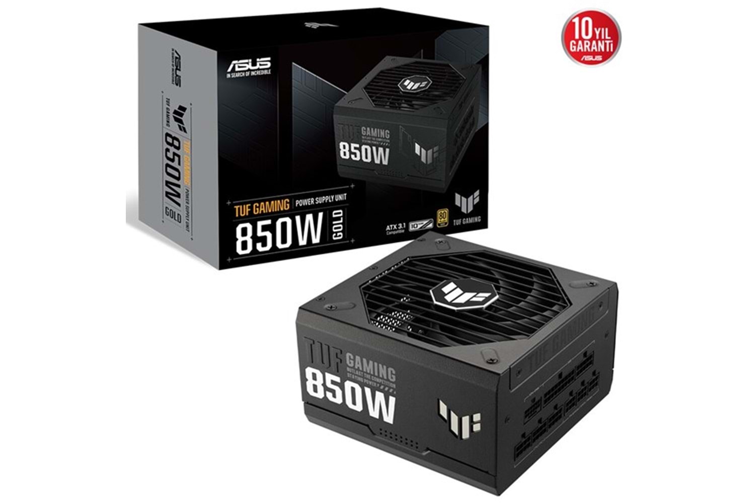 ASUS 850W 80+ GOLD TUF GAMING-850G TAM MODÜLER POWER SUPPLY